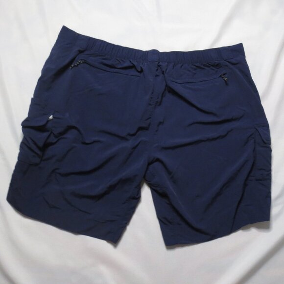 MAGELLAN mens SHORTS cargo NAVY BLUE hiking MAG REPEL fishing SIZE 3XL - Picture 11 of 11